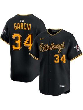 Kids Youths for Jhostynxon Garcia Black Stitched Jersey